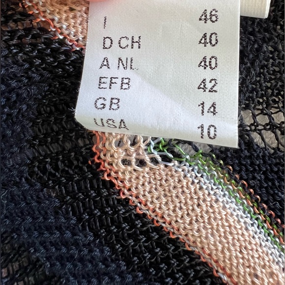 Missoni Chevron Striped Knit Tank Size 40 US 10 - Picture 4 of 8